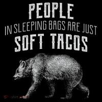 People Sleeping Are Just Soft Tacos USA-Made Doggie Bandana thumb 2