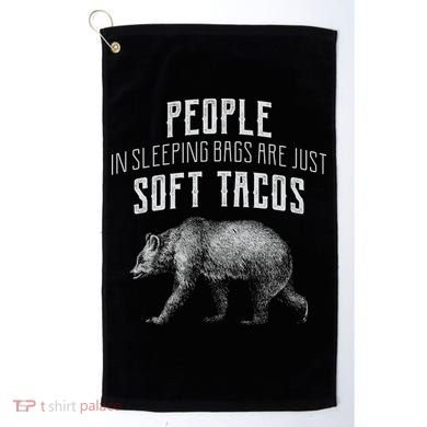 People Sleeping Are Just Soft Tacos Golf Towel