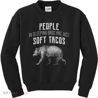 People Sleeping Are Just Soft Tacos Kids Sweatshirt