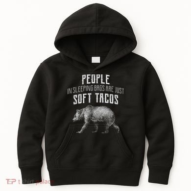 People Sleeping Are Just Soft Tacos Kids Hoodie