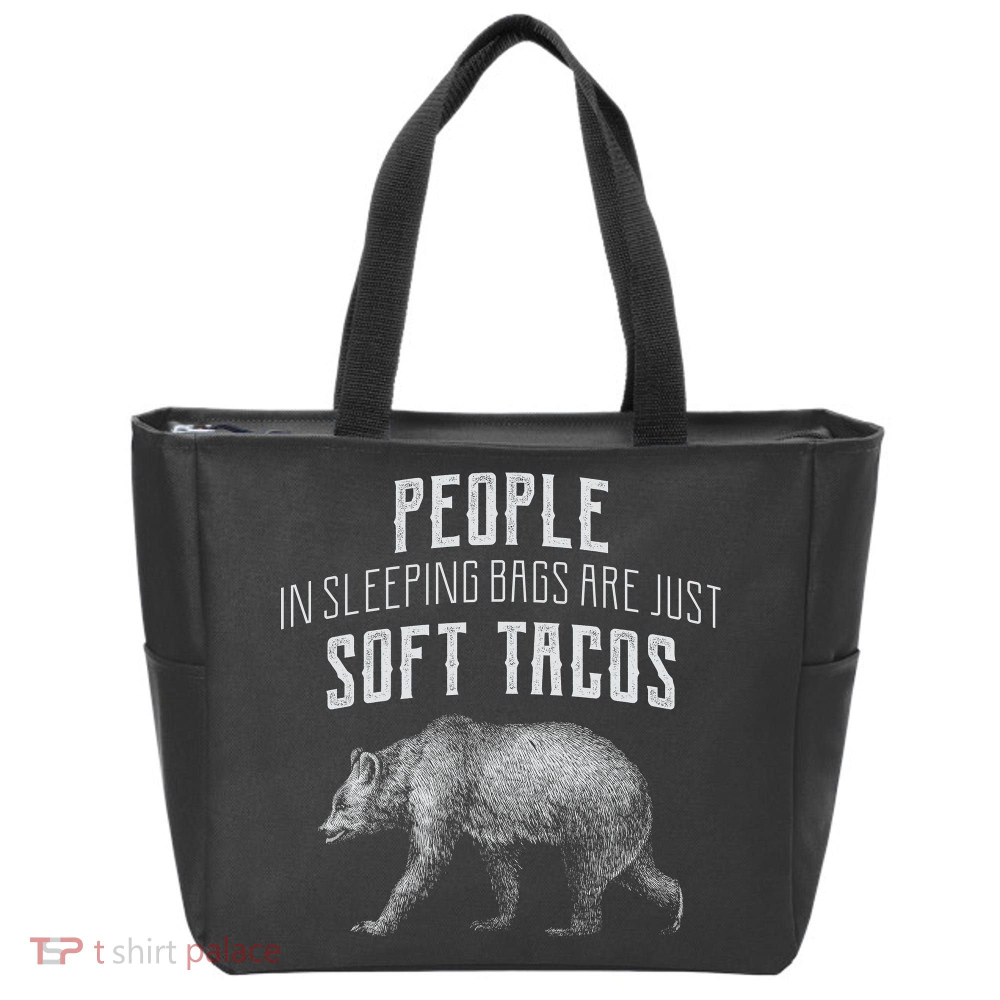 People Sleeping Are Just Soft Tacos Tote Bag