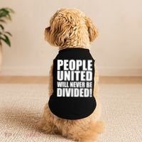 People United Will Never Be Divided! Anti Donald Trump Doggie Tank thumb 2