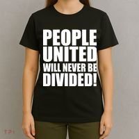 People United Will Never Be Divided! Anti Donald Trump T-Shirt thumb 4