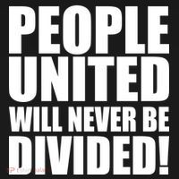 People United Will Never Be Divided! Anti Donald Trump Coaster thumb 2