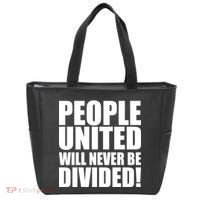 People United Will Never Be Divided! Anti Donald Trump Tote Bag thumb 0