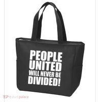 People United Will Never Be Divided! Anti Donald Trump Tote Bag thumb 3