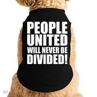 People United Will Never Be Divided! Anti Trump Doggie Tank thumb 0