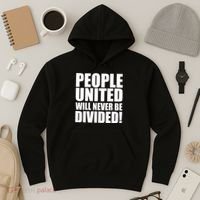 People United Will Never Be Divided! Anti Trump Hoodie thumb 3