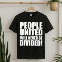 People United Will Never Be Divided! Anti Trump T-Shirt thumb 2
