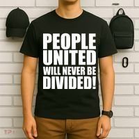 People United Will Never Be Divided! Anti Trump T-Shirt thumb 6