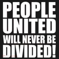 People United Will Never Be Divided! Anti Trump Ornament thumb 1
