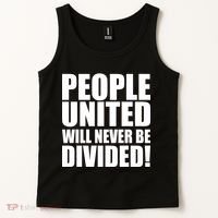 People United Will Never Be Divided! Anti Trump Tank Top thumb 2