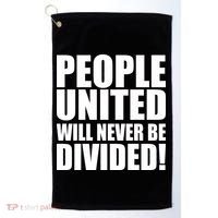 People United Will Never Be Divided! Anti Trump Golf Towel thumb 0