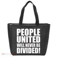 People United Will Never Be Divided! Anti Trump Tote Bag thumb 0