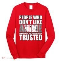 People Who Don't Like Anime Long Sleeve Shirt thumb 0