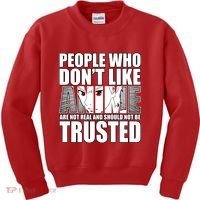 People Who Don't Like Anime Kids Sweatshirt thumb 0