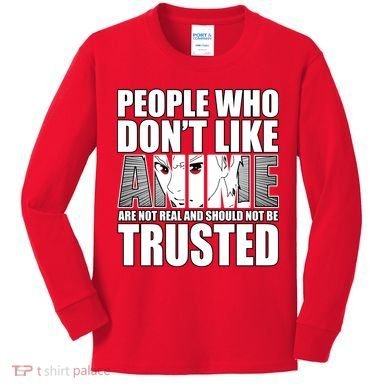 People Who Don't Like Anime Kids Long Sleeve Shirt