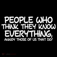 People Who Think They Know Everything Ornament thumb 1