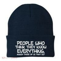 People Who Think They Know Everything Beanie thumb 0