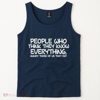 People Who Think They Know Everything Tank Top thumb 2