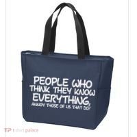People Who Think They Know Everything Tote Bag thumb 3