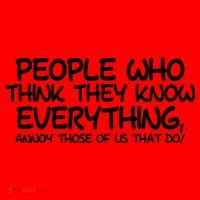 People Who Think They Know Everything Santa Hat thumb 1