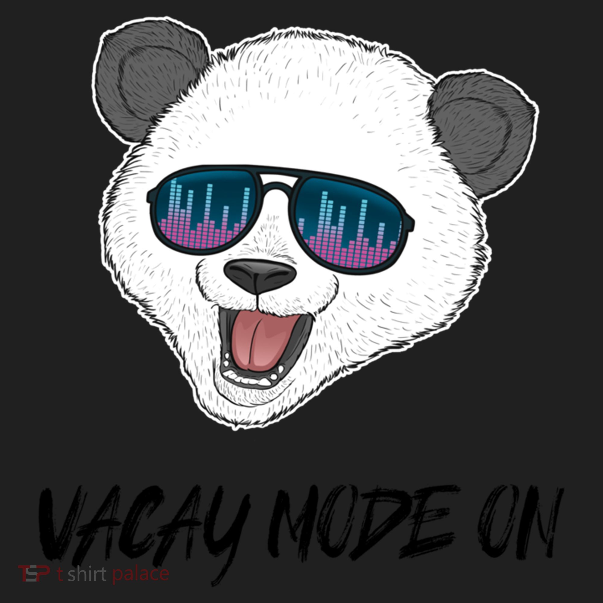 Panda Equalizer Party Rave Techno Vacation Vacay Mode On Gift Women's Sweatshirt