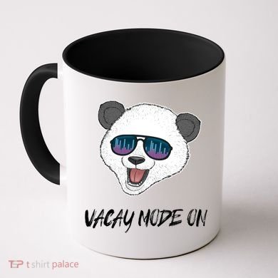 Panda Equalizer Party Rave Techno Vacation Vacay Mode On Gift Coffee Mug
