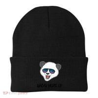 Panda Equalizer Party Rave Techno Vacation Vacay Mode On Gift Beanie thumb 0