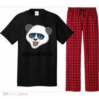 Panda Equalizer Party Rave Techno Vacation Vacay Mode On Gift Pajama Set thumb 0