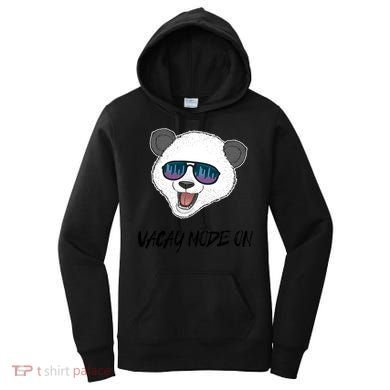 Panda Equalizer Party Rave Techno Vacation Vacay Mode On Gift Women's Hoodie