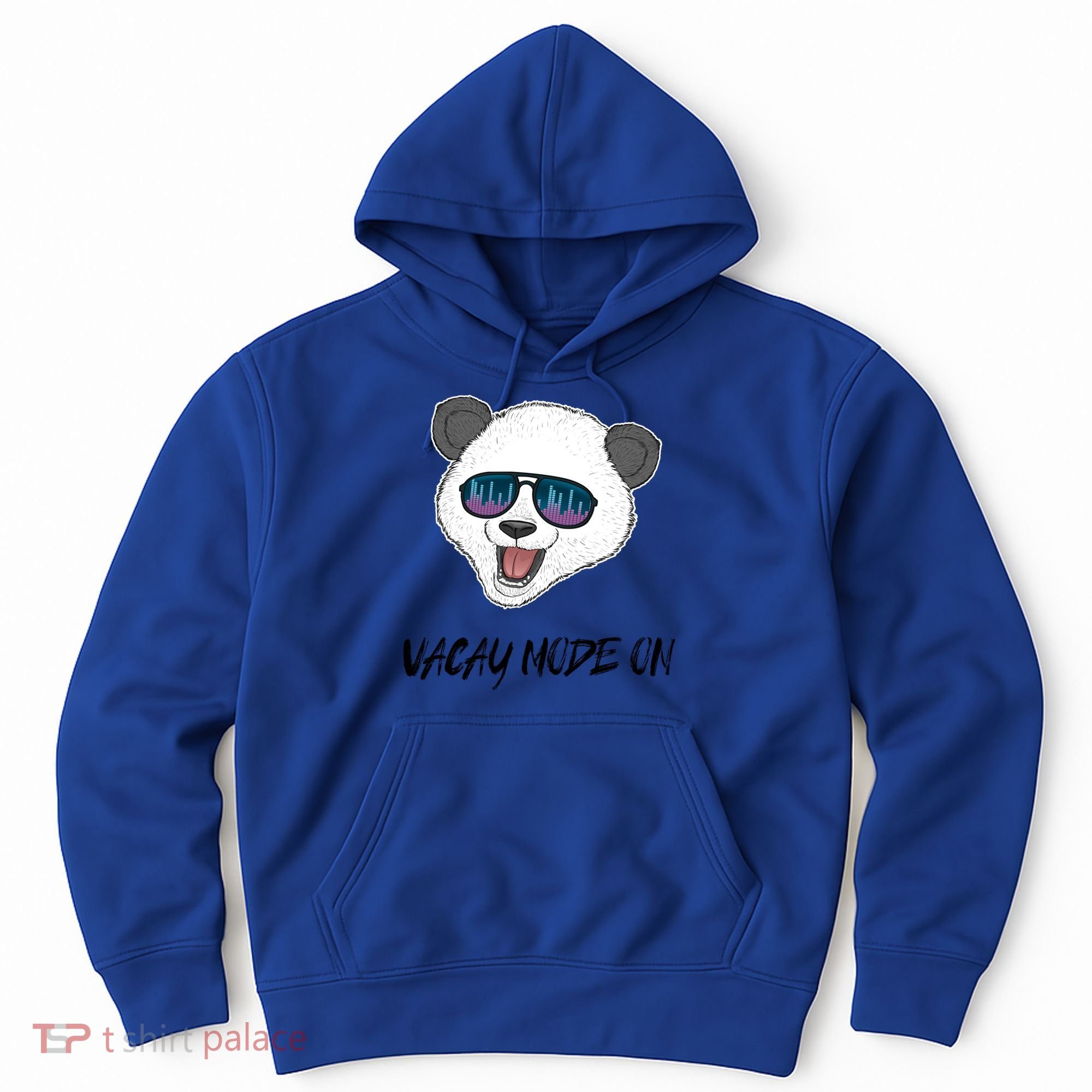 Panda Equalizer Party Rave Techno Vacation Vacay Mode On Gift Hoodie