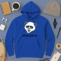 Panda Equalizer Party Rave Techno Vacation Vacay Mode On Gift Hoodie thumb 3
