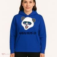 Panda Equalizer Party Rave Techno Vacation Vacay Mode On Gift Hoodie thumb 5