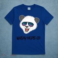 Panda Equalizer Party Rave Techno Vacation Vacay Mode On Gift T-Shirt thumb 5