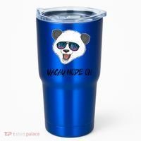 Panda Equalizer Party Rave Techno Vacation Vacay Mode On Gift Tumbler thumb 0