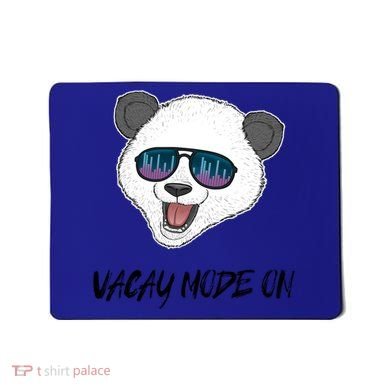 Panda Equalizer Party Rave Techno Vacation Vacay Mode On Gift Mousepad