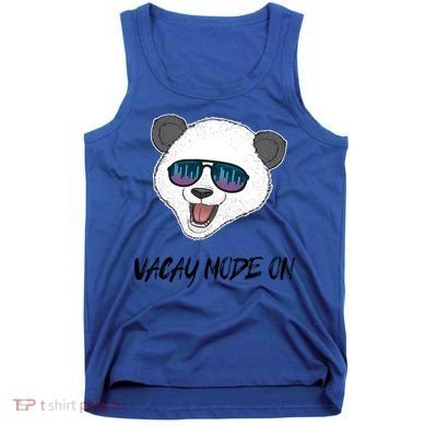 Panda Equalizer Party Rave Techno Vacation Vacay Mode On Gift Tank Top