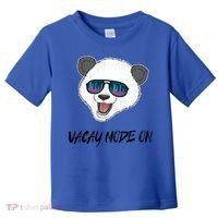 Panda Equalizer Party Rave Techno Vacation Vacay Mode On Gift Toddler T-Shirt thumb 0