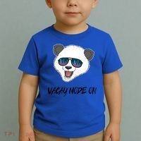 Panda Equalizer Party Rave Techno Vacation Vacay Mode On Gift Toddler T-Shirt thumb 2