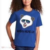 Panda Equalizer Party Rave Techno Vacation Vacay Mode On Gift Kids T-Shirt thumb 2