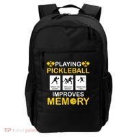 Pickleball Expert Playing Pickleball Improves Memory Gift Backpack thumb 0
