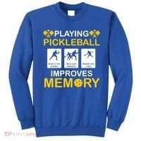 Pickleball Expert Playing Pickleball Improves Memory Gift Sweatshirt thumb 0