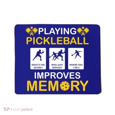 Pickleball Expert Playing Pickleball Improves Memory Gift Mousepad