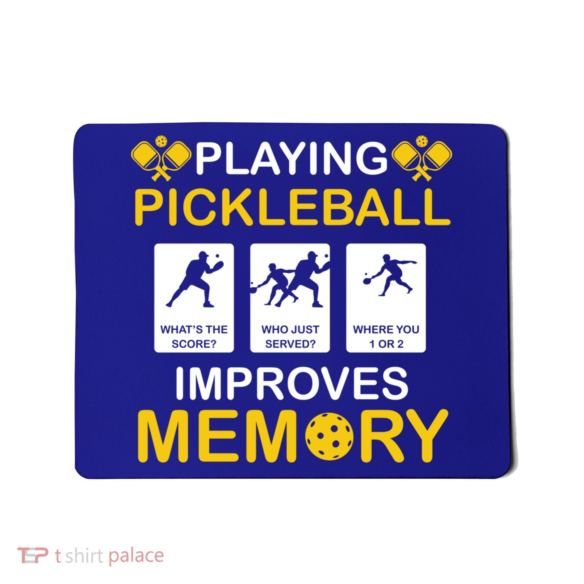 Pickleball Expert Playing Pickleball Improves Memory Gift Mousepad
