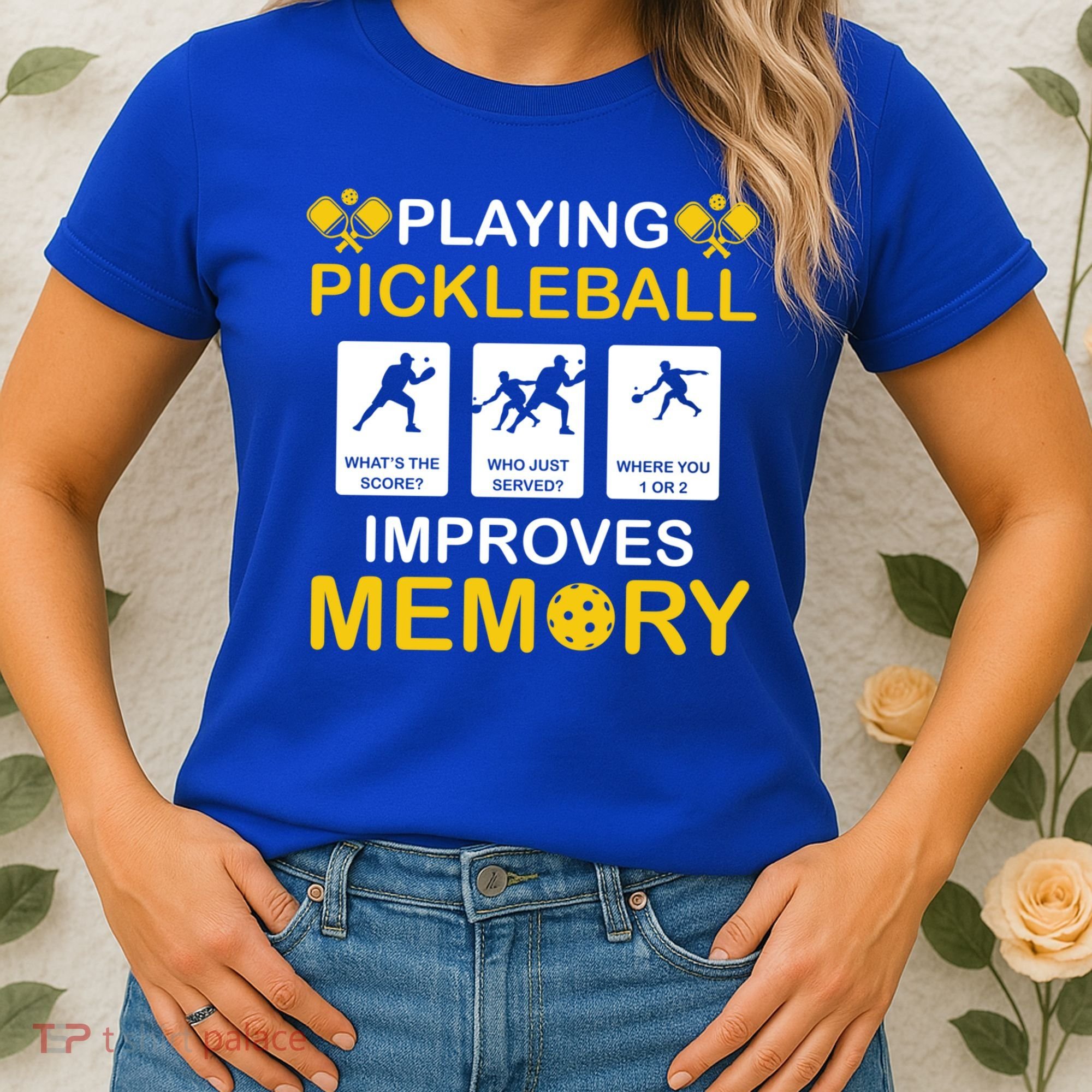 Pickleball Expert Playing Pickleball Improves Memory Gift Women's T-Shirt
