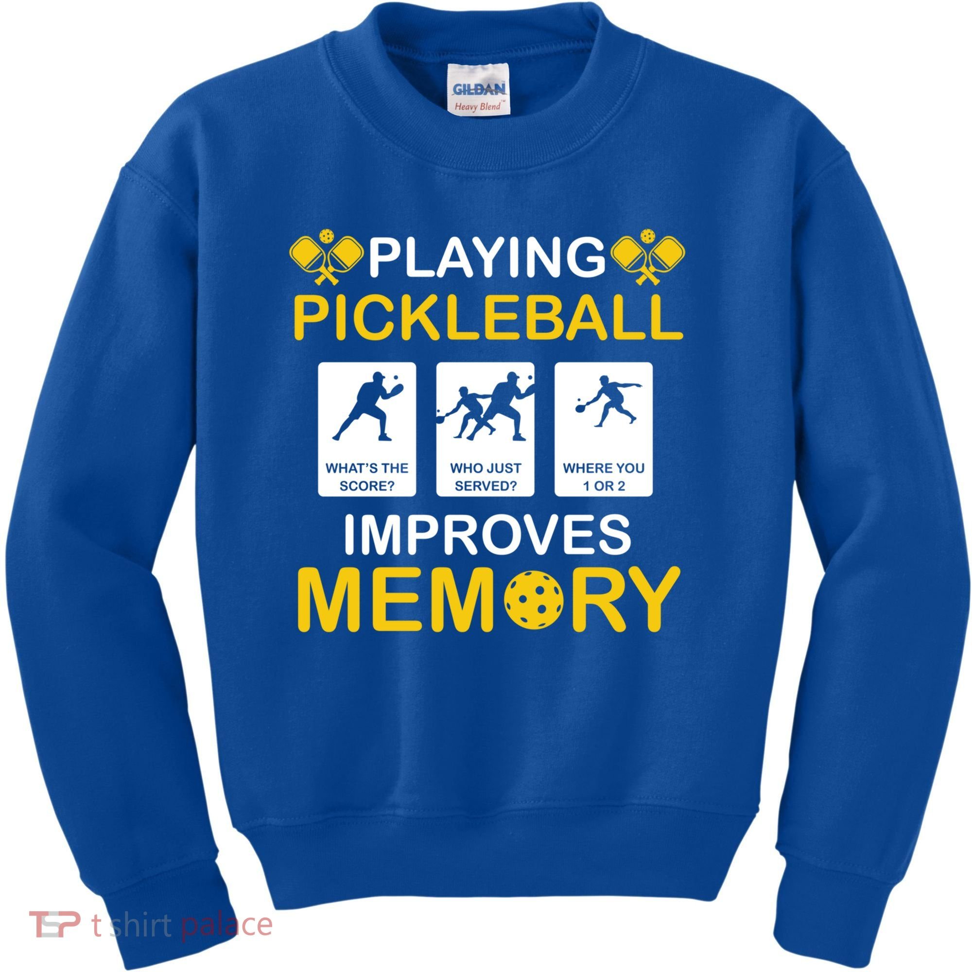 Pickleball Expert Playing Pickleball Improves Memory Gift Kids Sweatshirt