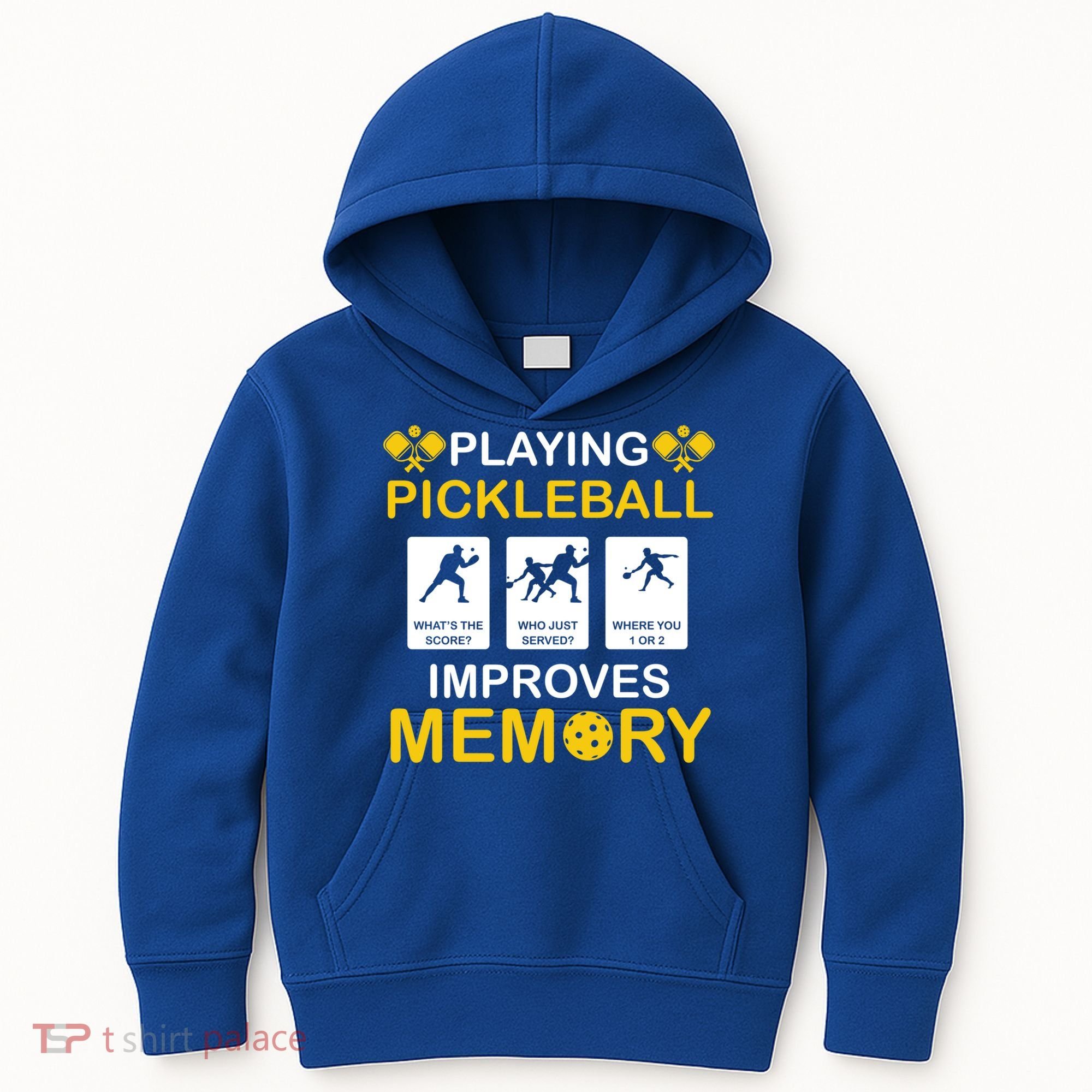 Pickleball Expert Playing Pickleball Improves Memory Gift Kids Hoodie