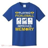 Pickleball Expert Playing Pickleball Improves Memory Gift Kids T-Shirt thumb 0