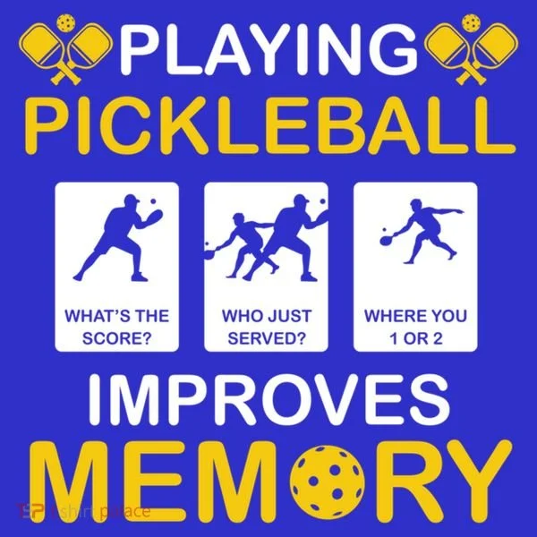 Pickleball Expert Playing Pickleball Improves Memory Gift Kids T-Shirt